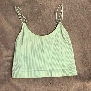 Forever 21 Light Green Ribbed Camisole